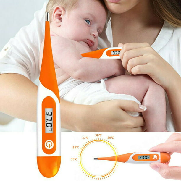 Digital Baby Thermometer Fever Auto Off LCD Accurate Oral First Aid Child Adult 
